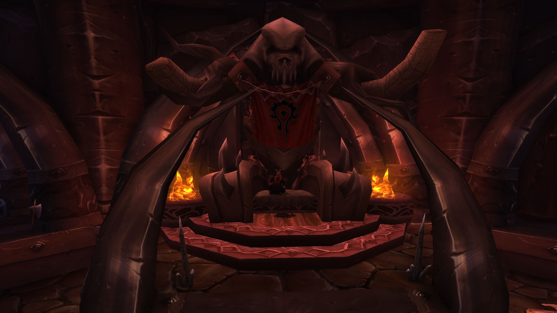 WoW The throne in The Grommash Fortress